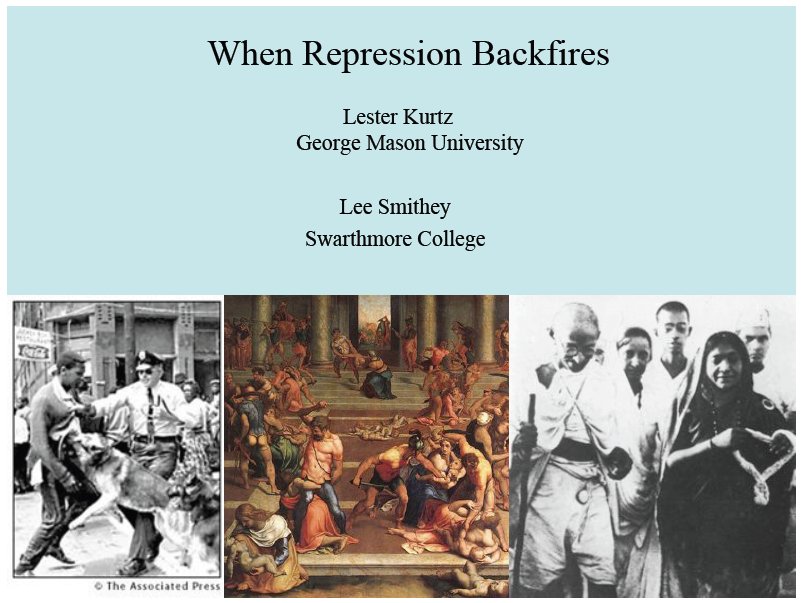 Repression Backfire ICNC webinar March 2010 Repression Backfire ICNC webinar March 2010