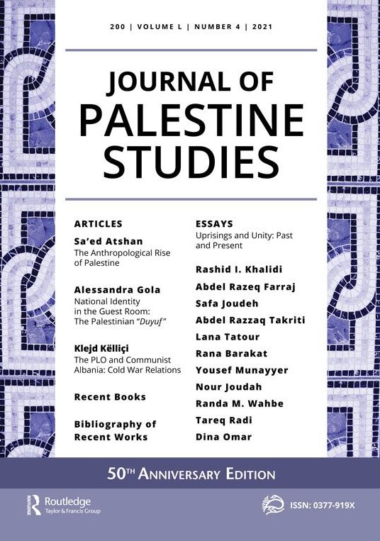 cover of Volume L Number 4 2021 of Journal of Palestine Studies