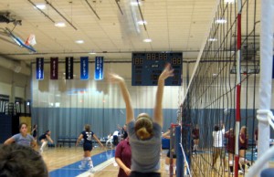 Junior setter Kearney Bangs was named All-Tournament at the Colby Invitational.