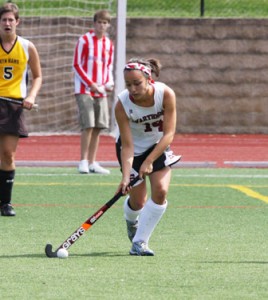 Young scored four goals en route to the Garnet 6-1 victory