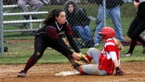 Emmerson had a key RBI single in the first game.