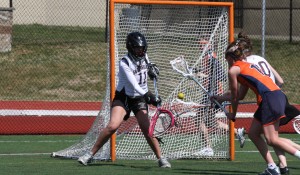 Grein made eight saves to lead the Garnet to the win.