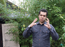 Micah White ’04, shortly before he moved from San Francisco, where Occupy Wall Street was hatched. Photo by Seth Affoumado