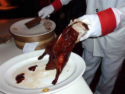 Le canard laqu� du China