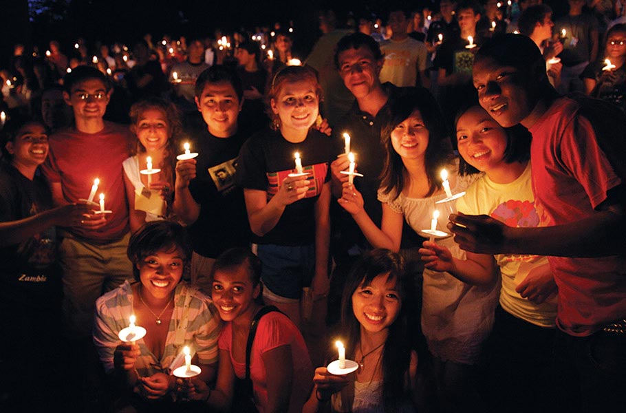 Go to First and Last Collection in the amphitheater. Appreciate closure.