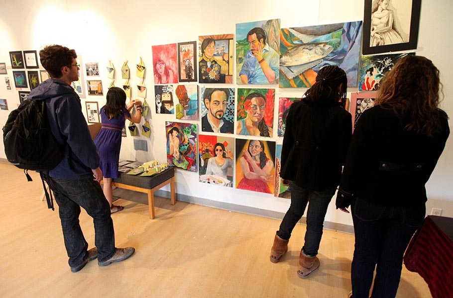 Exhibit your work in the student-run Kitao Gallery.
