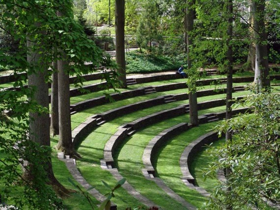 Swarthmore's amphitheater